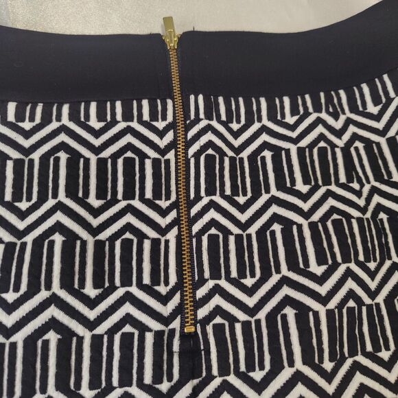 Mini Skirt Black And White Banana Republic 2P Size - Picture 4 of 7